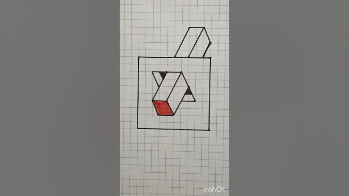3d illusion drawing #drawing #easydraw #youtube #shortfeed #shorts