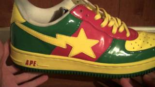 FOR SALE BAPE STA RASTA SHOES 10 THE HUNDREDS DIAMOND SUPPLY CO. STUSSY SUPREME BBC