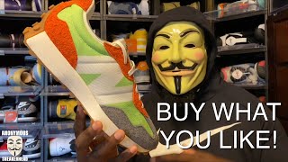 New Balance 327 Lime Green and Orange On-Foot Unboxing and Review | BUY WHAT YOU LIKE