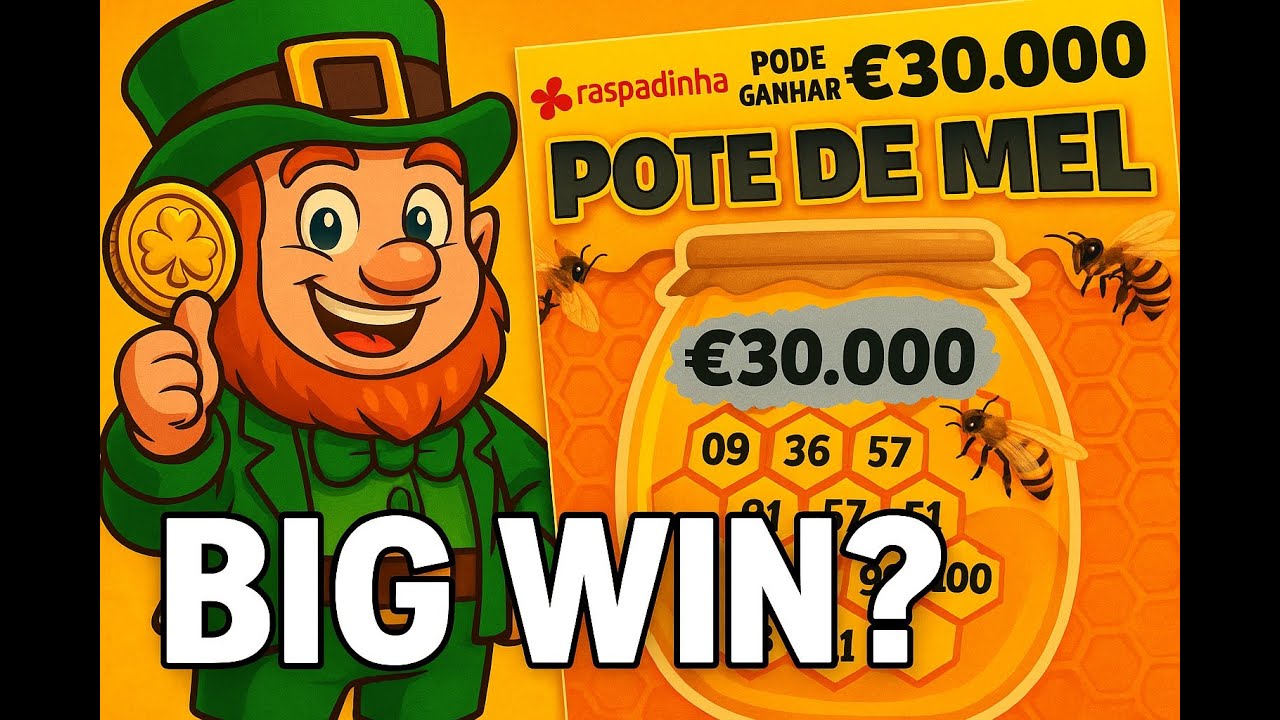🐝🐝💰 RASPADINHA “POTE DE MEL” de 3€! Será que vem os 30.000€?! 🍯🐝🐝