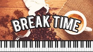 Video thumbnail of "Synthesia [Piano Tutorial] Kevin Macleod - Breaktime"