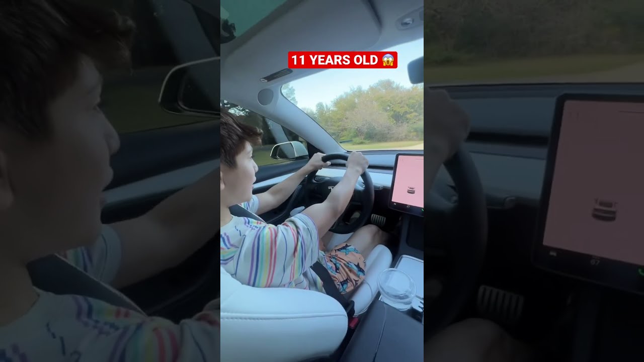 11 Year Old Does 0 60 Launch In A Tesla 