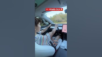 Thumbnail of 11 Year Old Does 0-60 Launch In A Tesla!