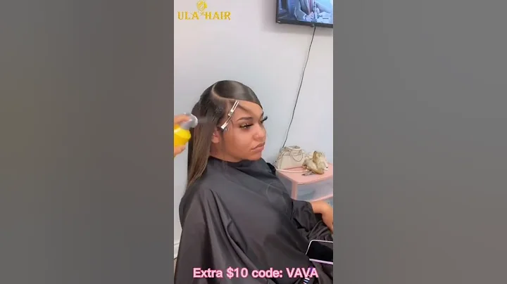 🍰Sleek Barbie Ponytail With Pink Skunk Stripes | 2022 Hot Trending Hairstyle | #ULAHAIR