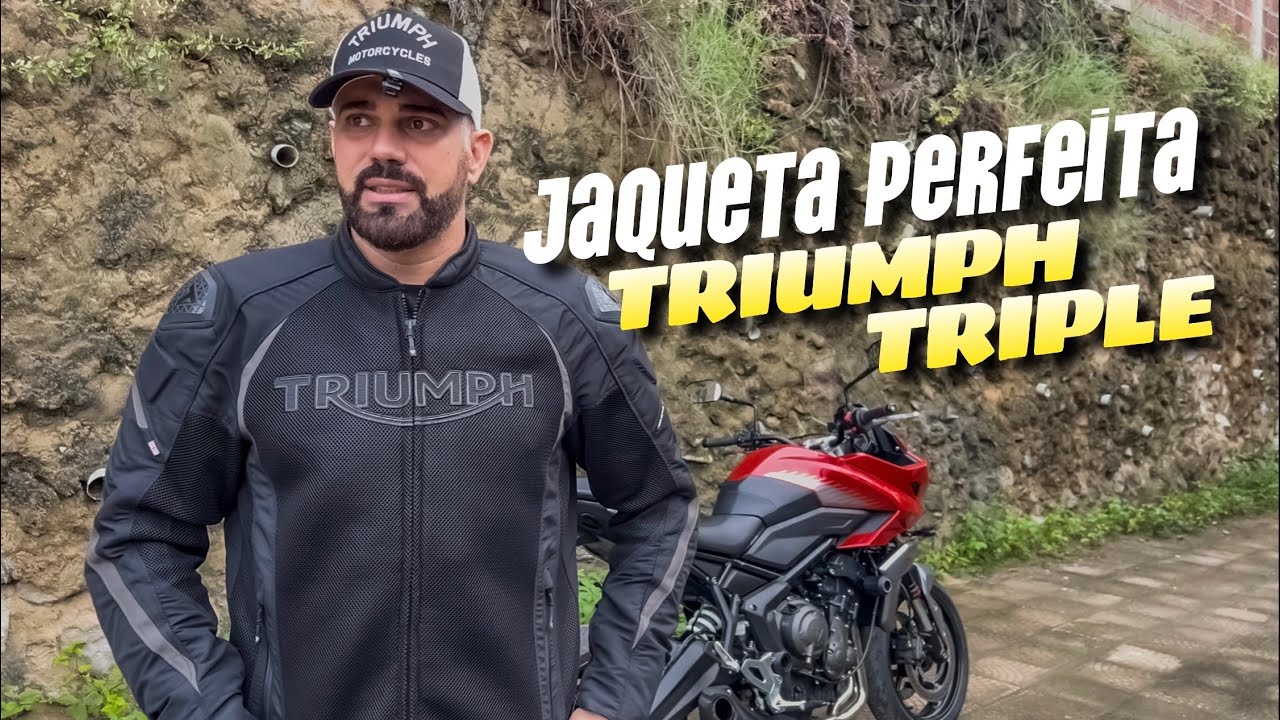 TRIUMPH's TRIPLE jacket is the perfect choice - YouTube