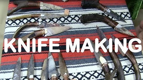 Primitive Flint Knife Making Demonstration By Bo Earls.