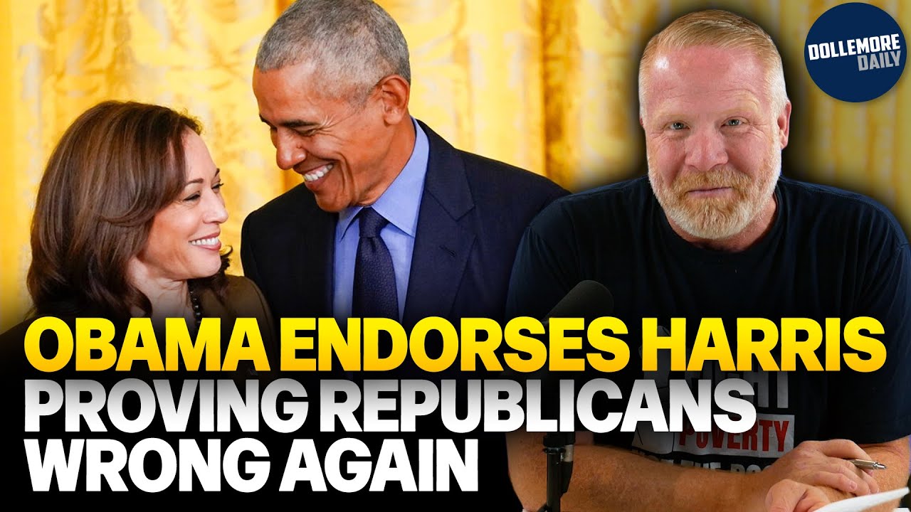 Donald Trump HUMILIATED After Barack Obama Endorses Kamala Harris (trump said he wouldn't)!!!