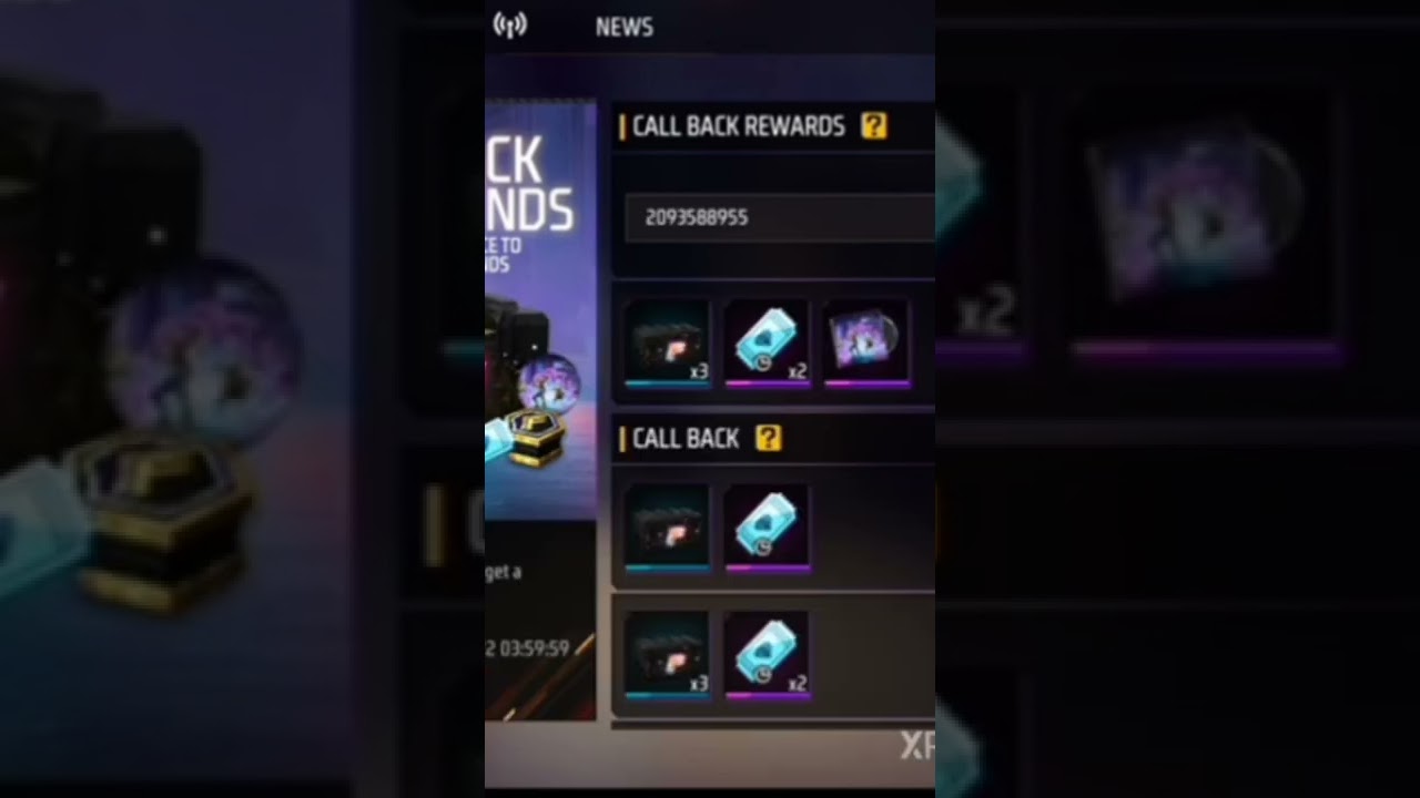 Free fire new Call Back Event || how to get  19999 daimonds In free fire || Today new event 