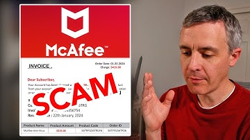 McAfee Antivirus Invoice Scam Email, Explained