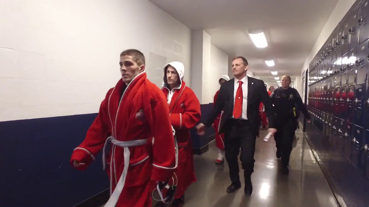 Ohio State Wrestling Enters Rec Hall