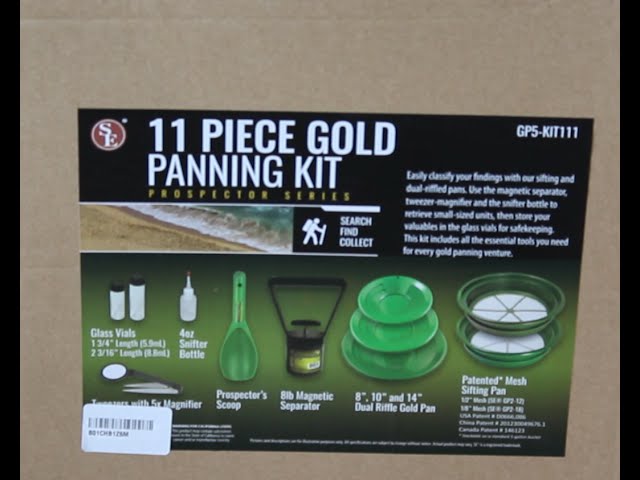 11 Piece Gold Panning Kit