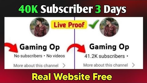 📣 How To Get Free Subscribers On YouTube - Subscriber Kaise Badhaye - Free Subscriber