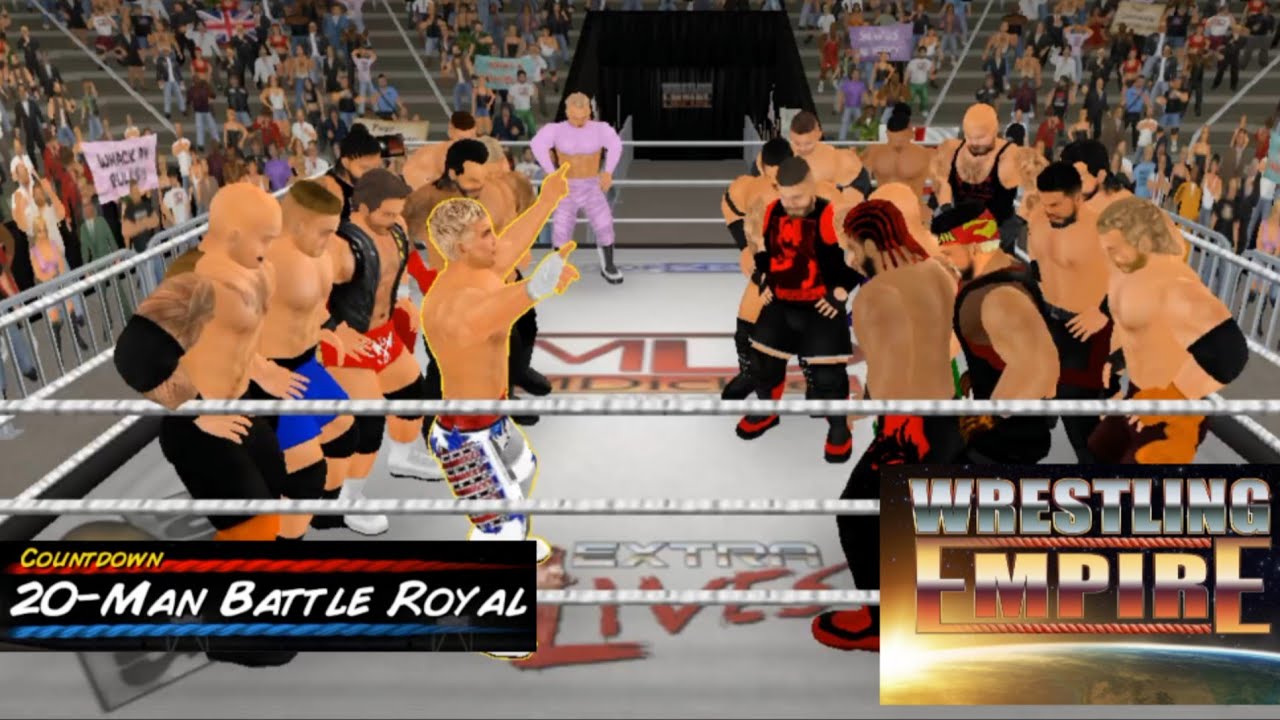 20 MAN ROYAL RUMBLE MATCH || WRESTLING EMPIRE ||