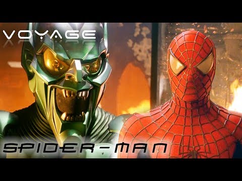 Burning Building Fight | Spider-Man | Voyage | With Captions