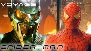 Burning Building Fight | Spider-Man | Voyage | With Captions