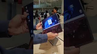 Huawei's first laptop to feature a foldable display. Media: @DrHurryish