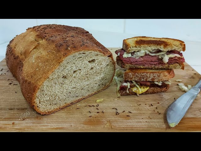How to Make Jewish Deli Style Rye Bread - Light Caraway Rye with