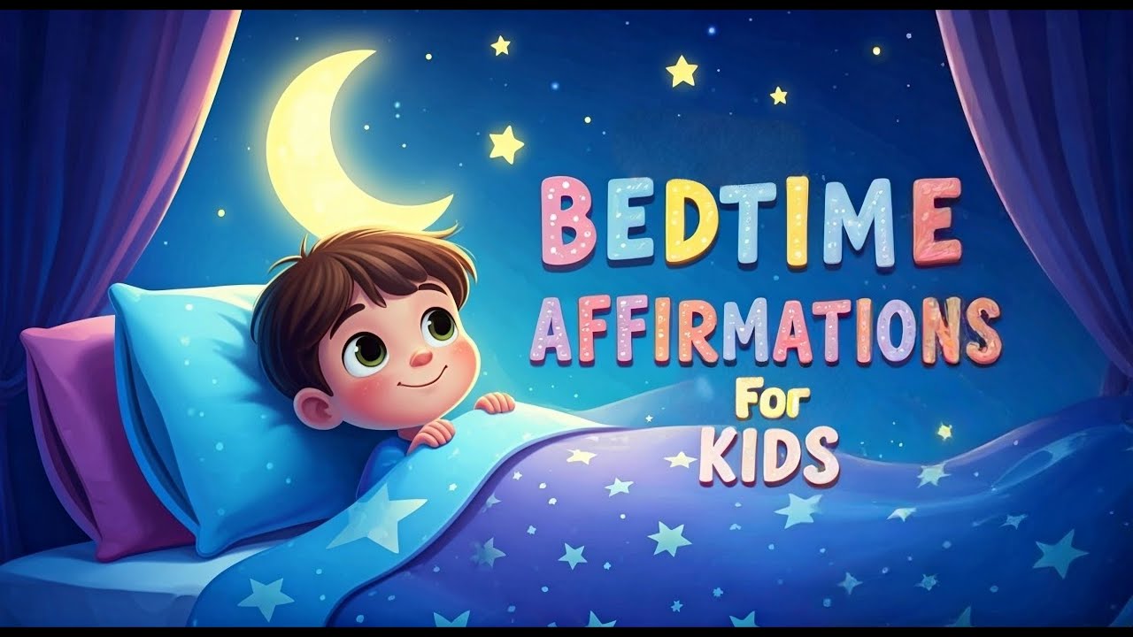 Bedtime Affirmations For Kids - Kids Sleep Meditation 😴 50 Positive Affirmations for Happy Sleep