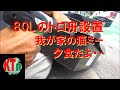 [KTroad] 80Lのトロ舟設置 メダカさん夕食だよ・・ 我が家の猫ミー