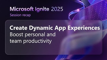 Create apps with M365 Copilot and App Builder ​| Microsoft Ignite 2025