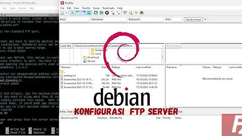 Intsallasi Dan Konfigurasi FTP-Server di Debian 11,Menggunakan Filezilla