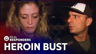 Cops Catch Suspicious Woman Lying Over Serious Drug Possession | Cops | Real Responders