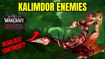 Deadliest Enemy in each Kalimdor Zone in WoW Classic Hardcore