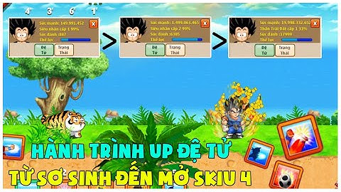 Ngọc Rồng Online | Hành Trình Up Đệ Tử Từ Sơ Sinh Đến Lúc Mở Skiu 4 !