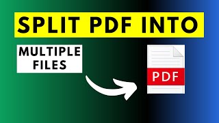 how to split a pdf into multiple files using adobe acrobat dc