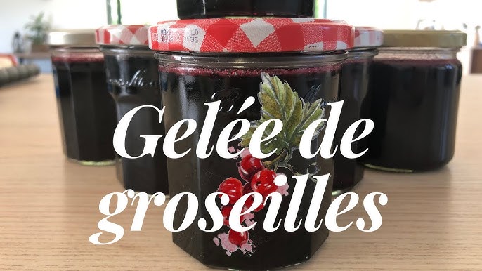 Recette - Gelée de groseilles maison en vidéo 