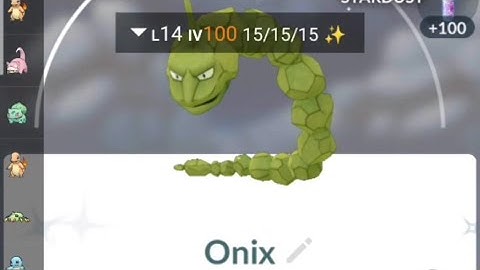 Shundo Onix Pgsharp Pokemon Go Shiny✨ 100 iv Onix Map