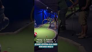 Surrey Central Fun Park. Mini Golf Hole 2.