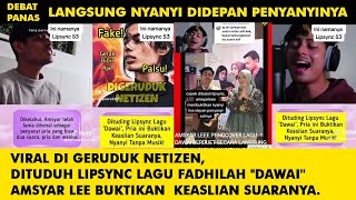 Viral Di Geruduk Netizen Lipsync Lagu Fadhilah Dawai Amsyar Lee ost Air Mata Di Ujung Sajadah