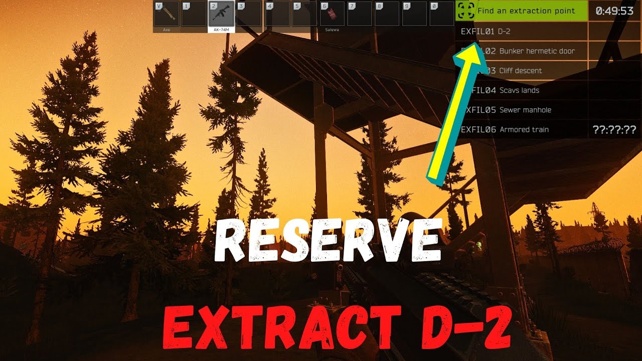 D2 Reserve Extract Escape from Tarkov YouTube