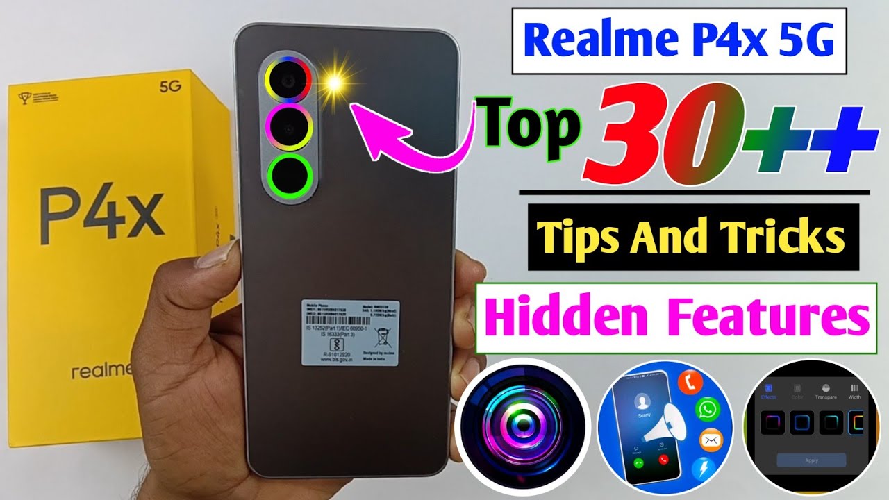 Realme P4x 5G Tips and Tricks | Realme P4x Top 30++ Hidden Features | realme p4x hidden features 