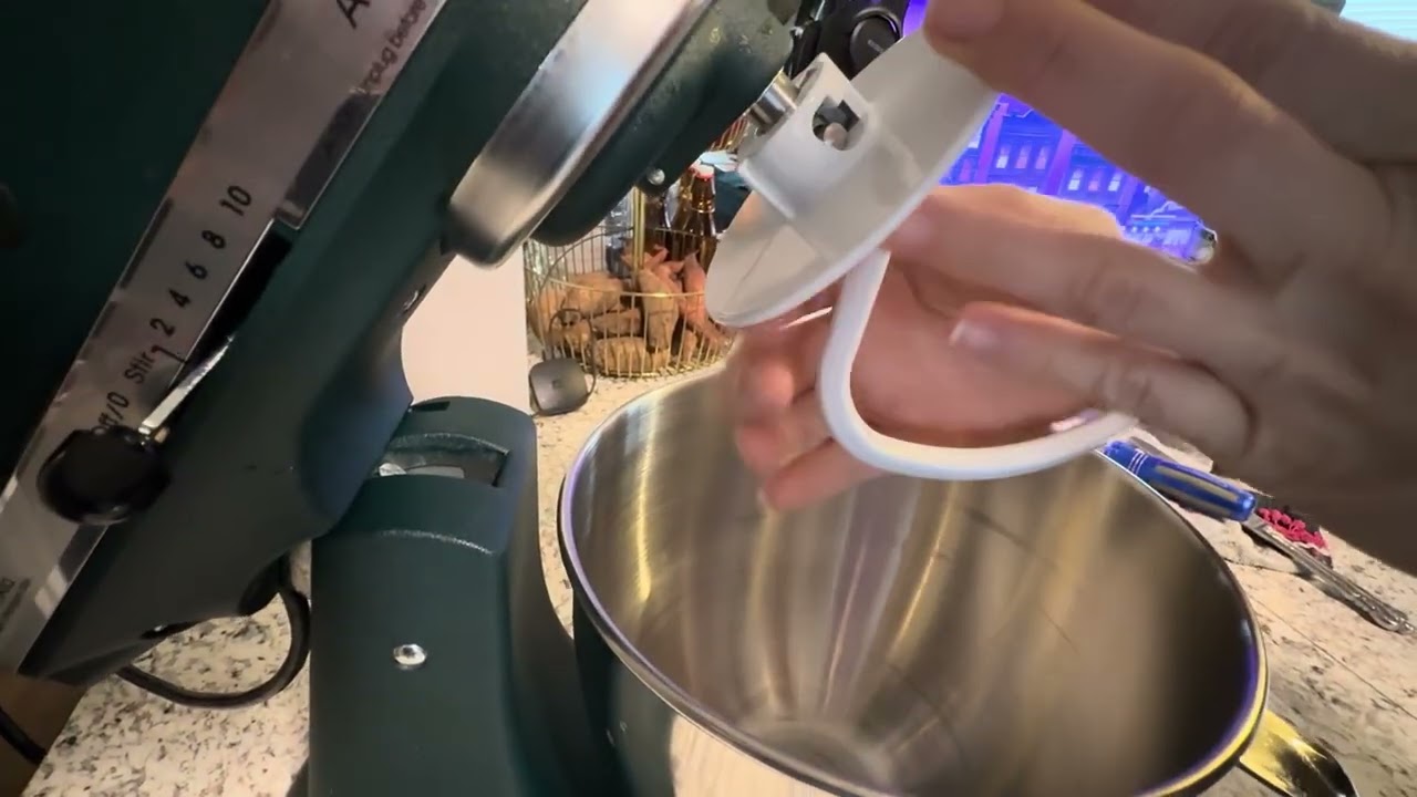 How To Adjust Kitchen Aid Stand Mixer - YouTube