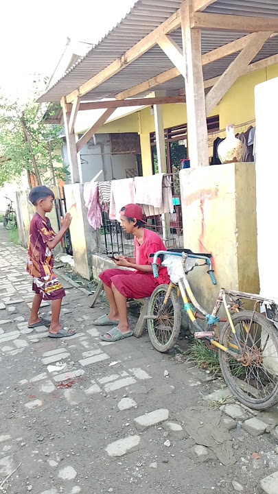 si bocil pinjam sepeda drag aceng