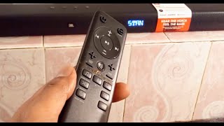 JBL REMOTE CONTROL- SOUND BAR 2.1, 3.1, 5.1 HOW TO OPERATE & BATTERIES SIZE step by step instruction screenshot 4