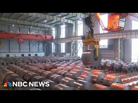 Biden calls for much higher tariffs on Chinese steel and aluminum imports.