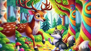 Казка українською  мовою для дітей "Олень і Вовк" - #аудіоказка