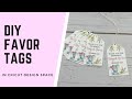 DIY Favor Tags On Cricut Design Space // Tutorial to Make Party Favor Tags