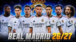 REAL MADRID FULL SQUAD SEASON 2026/27 | Real Madrid Squad Update with Transfer Rumors