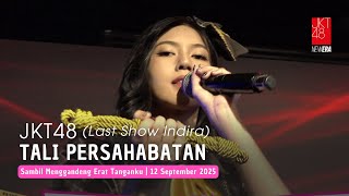 Jkt48  Tali Persahabatan rope No Yuujou  Twt last Show Indira 12 September 2025