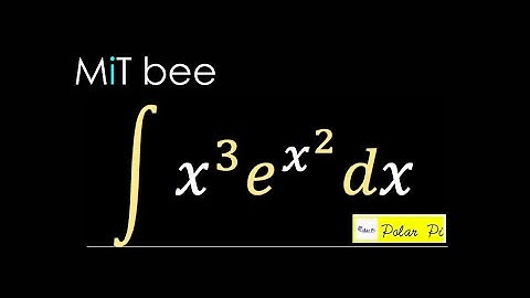 2017 MIT Integration Bee (4) - A Kinda Tricky Integration by Parts?