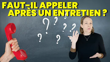 Comment prendre des nouvelles après un entretien ?