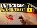 कार का दरवाज़ा बिना चाबी कैसे खोलें // How to Open a Car Door Without a Key