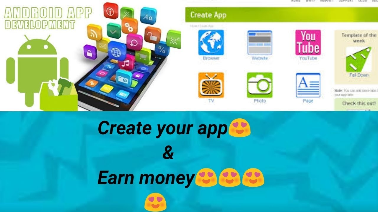 How to make an android app / Earn money by making your own app - YouTube