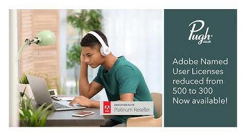 Adobe Named User Licenses reduced from 500 to 300 Now available !!!