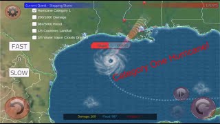 Ep.1 Category One Hurricane Destruction - Hurricane Outbreak Game Play! screenshot 4