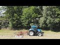 Raking grass  new holland t6010  kuhn ga 4521 gm  denekamp  netherlands